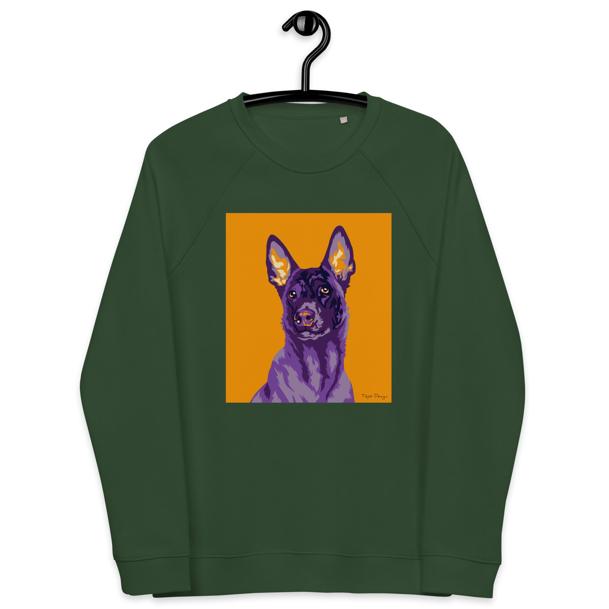 Belgianpaimenkoira malinois Collegepaita, Pop Art