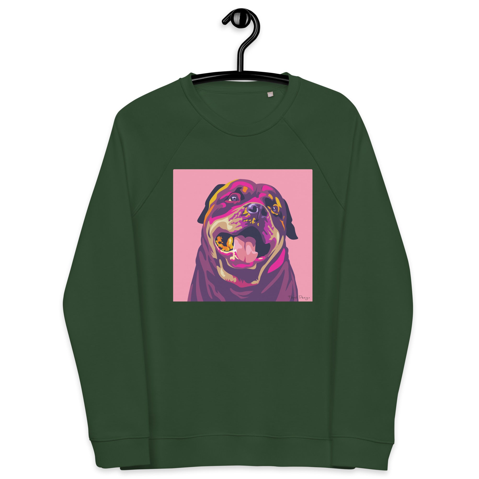 Rottweiler Collegepaita, Pop Art