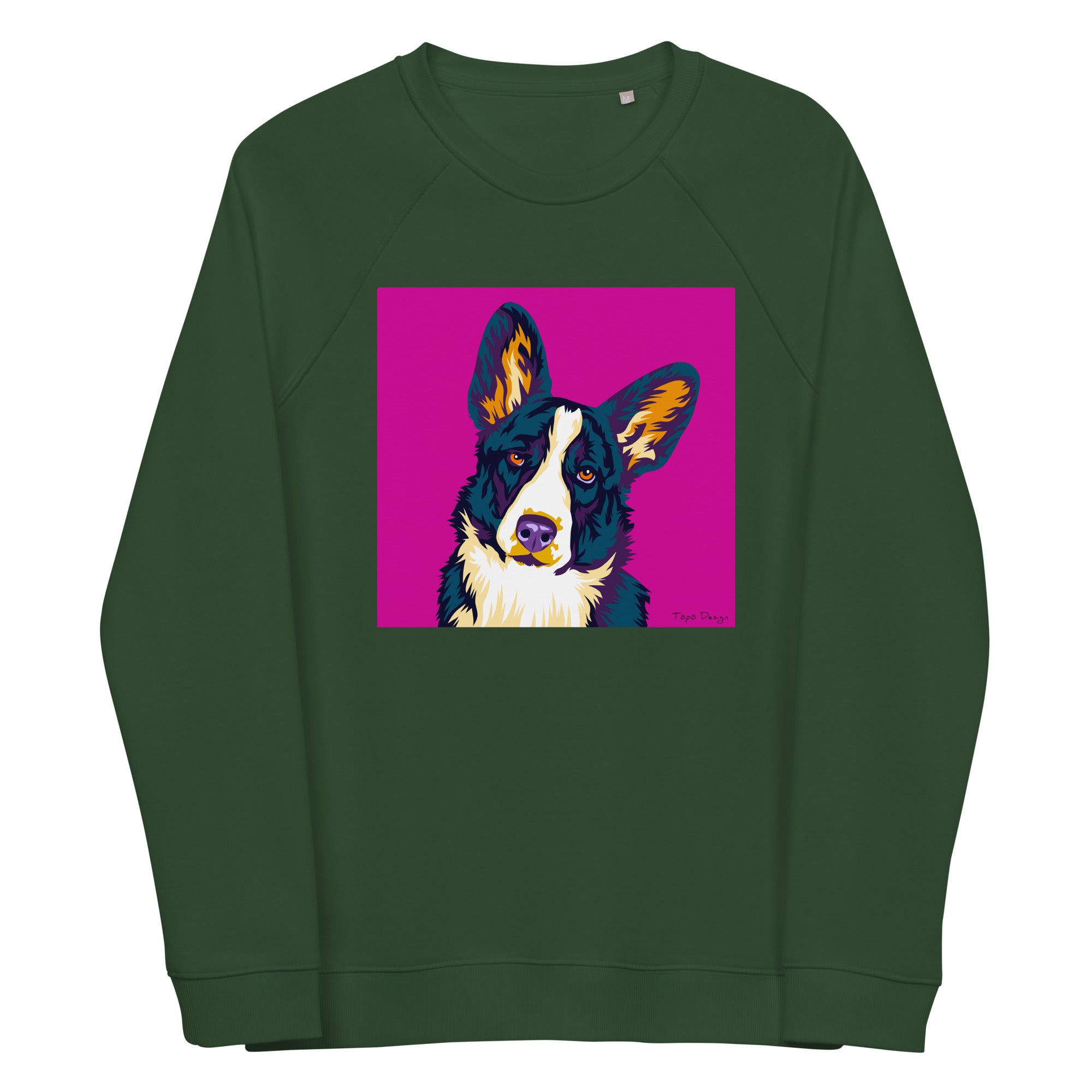 Welsh corgi cardigan Collegepaita, Pop Art