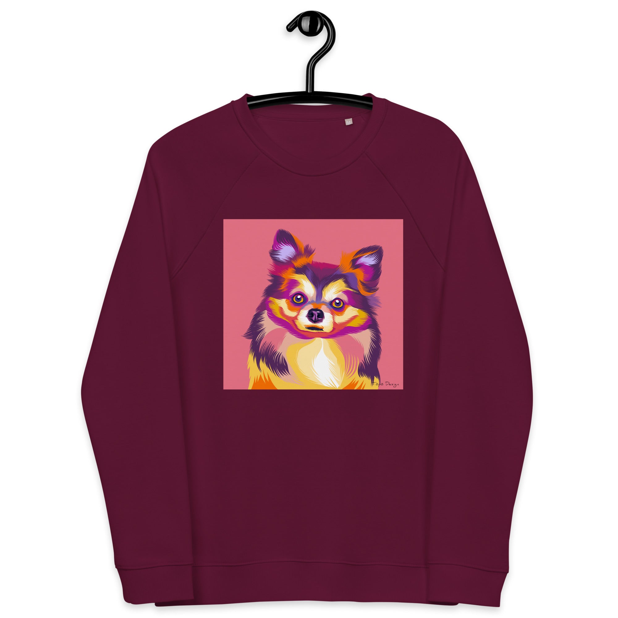 Pitkäkarvainen Chihuahua Collegepaita, Pop Art