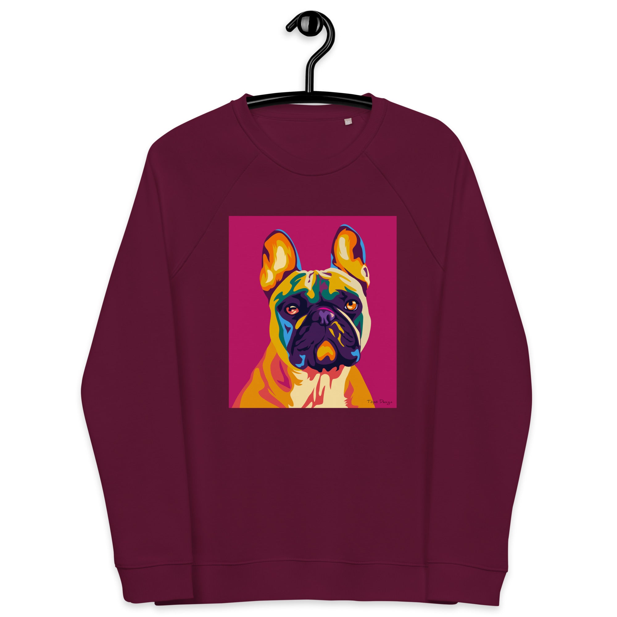 Ranskanbulldoggi Collegepaita, Pop Art