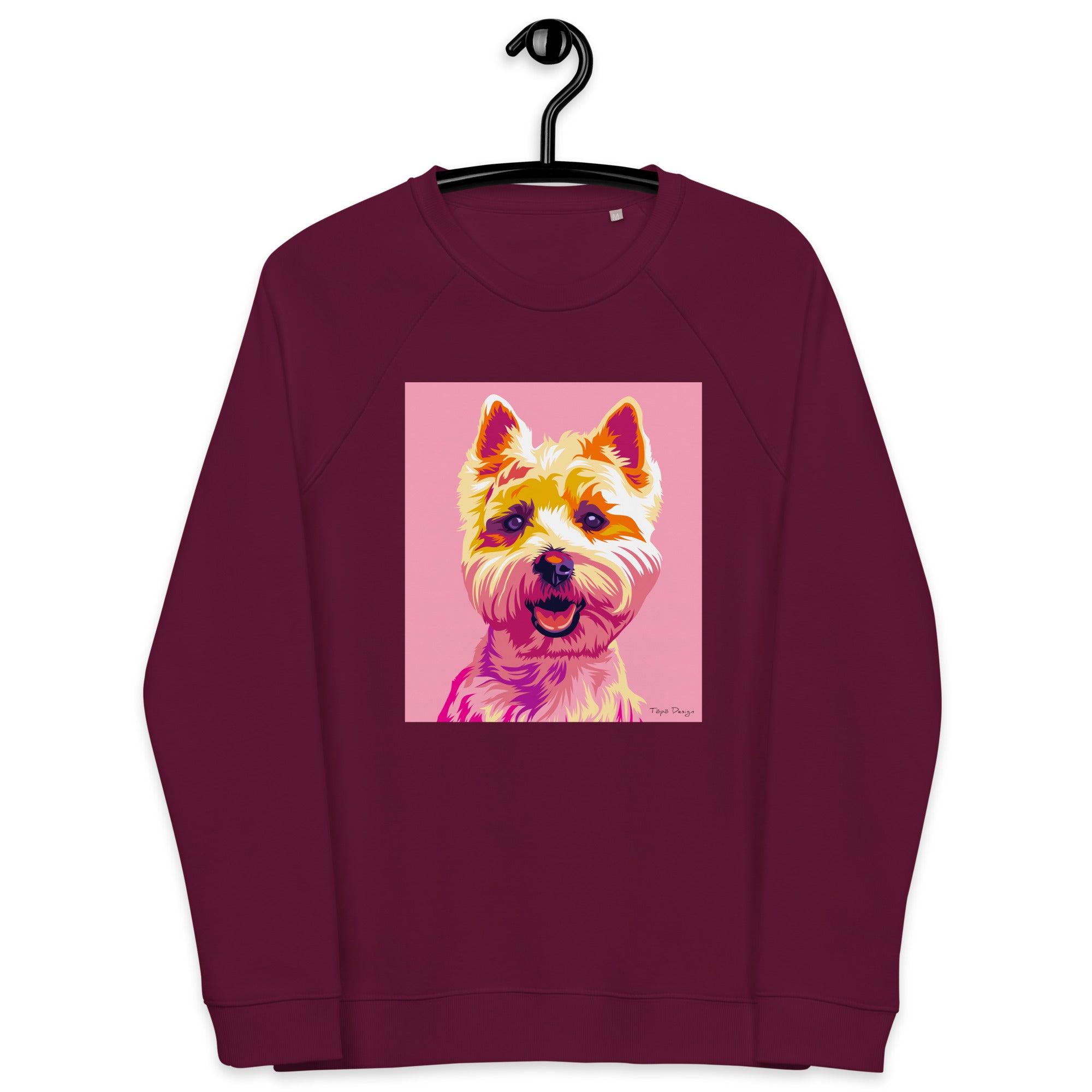 Valkoinen länsiylämaanterrieri Collegepaita, Pop Art