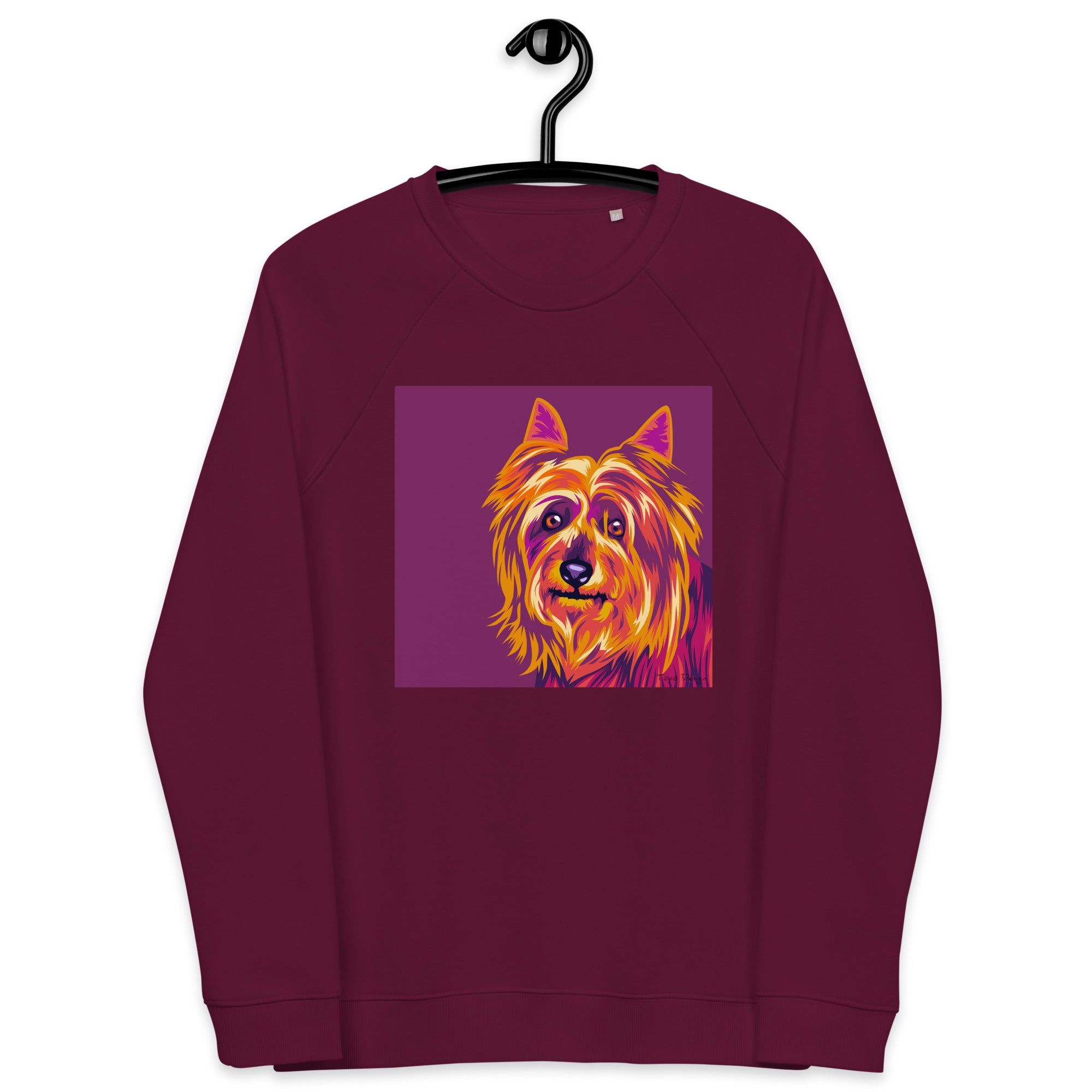 Silkkiterrieri Collegepaita, Pop Art