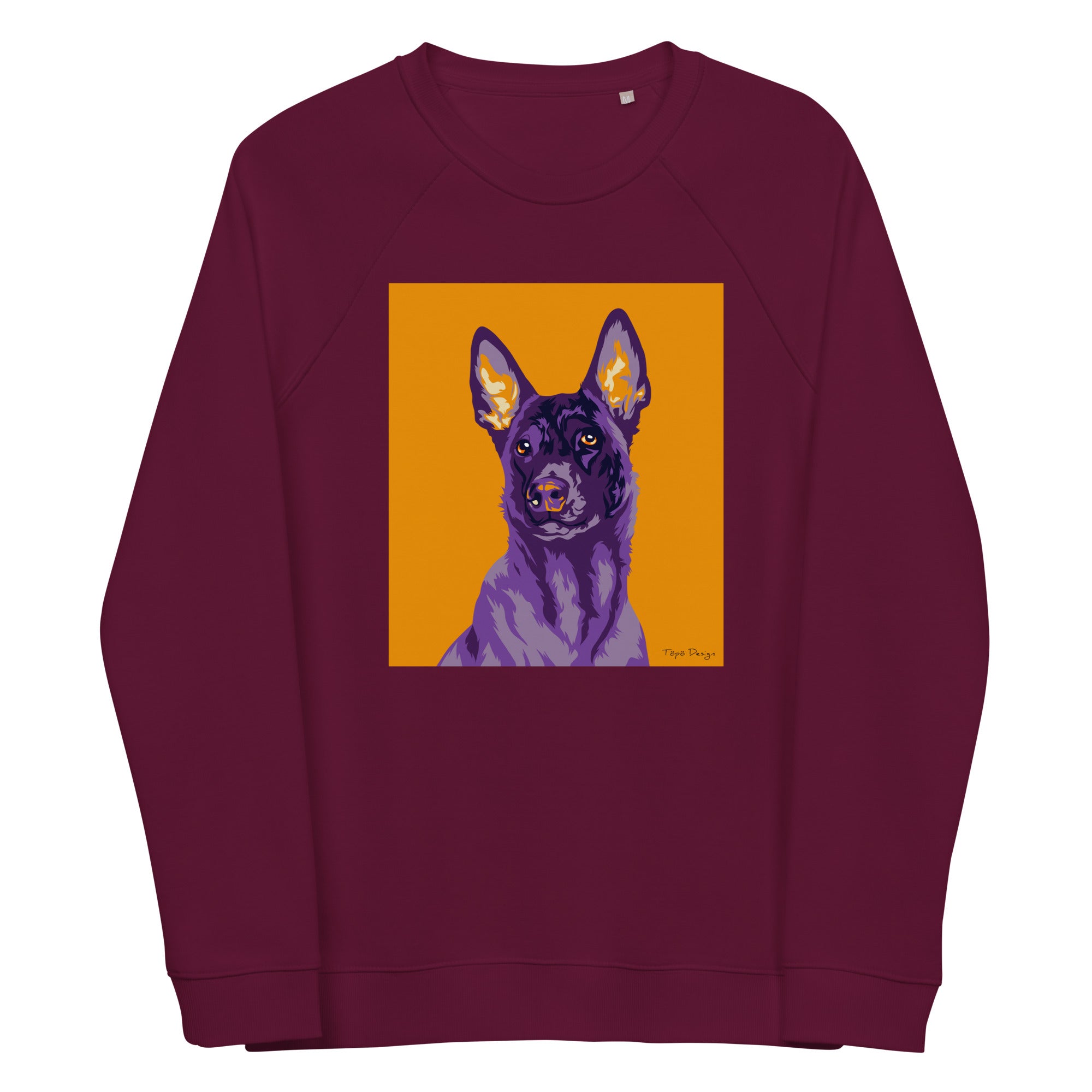Belgianpaimenkoira malinois Collegepaita, Pop Art