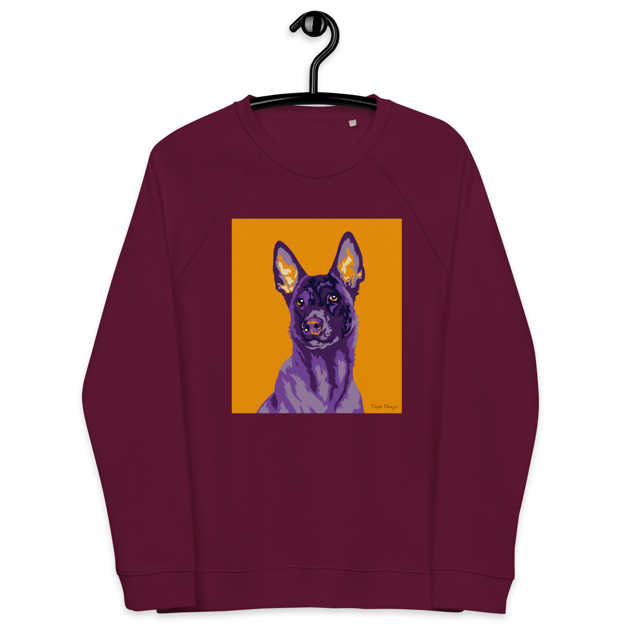 Belgianpaimenkoira malinois Collegepaita, Pop Art