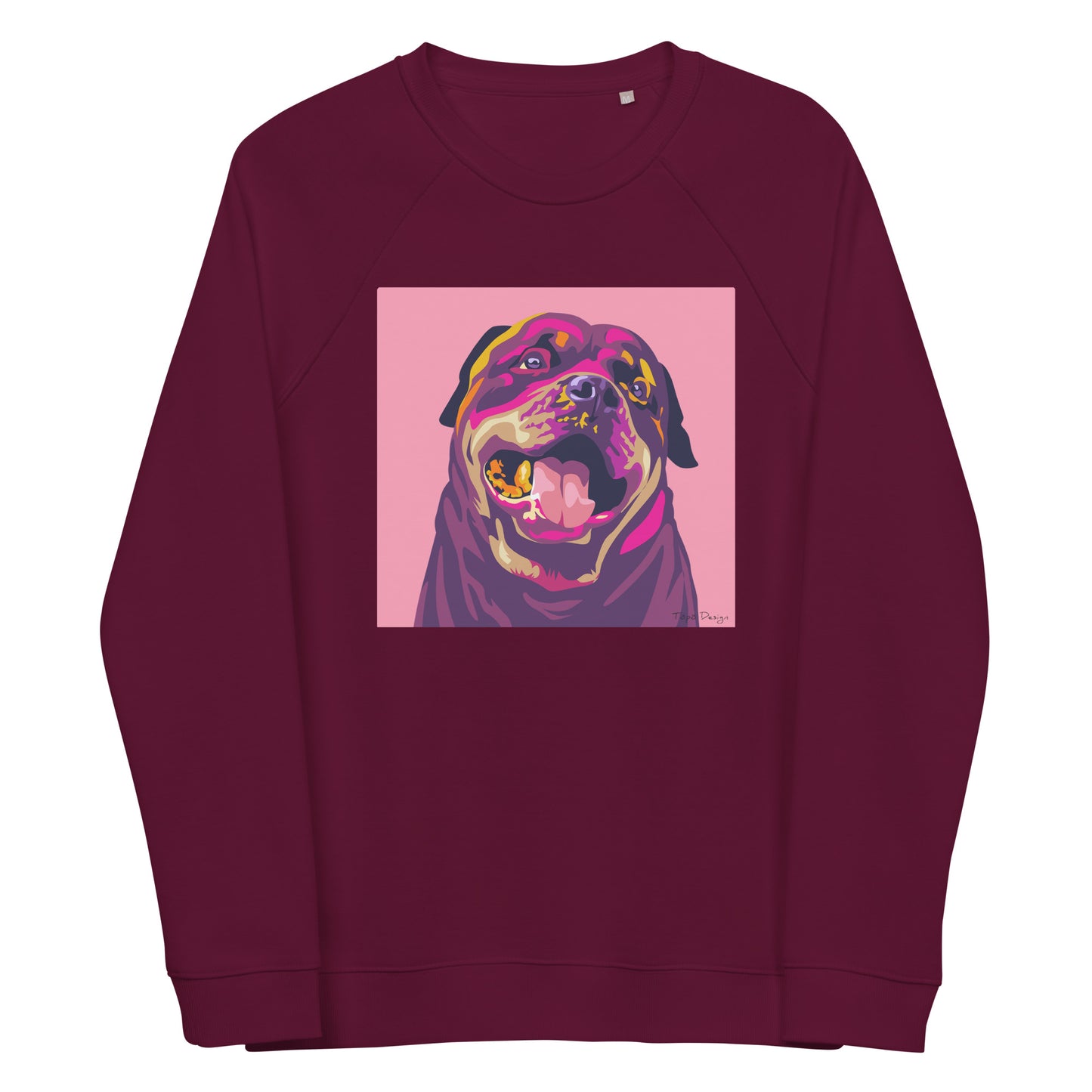 Rottweiler Collegepaita, Pop Art
