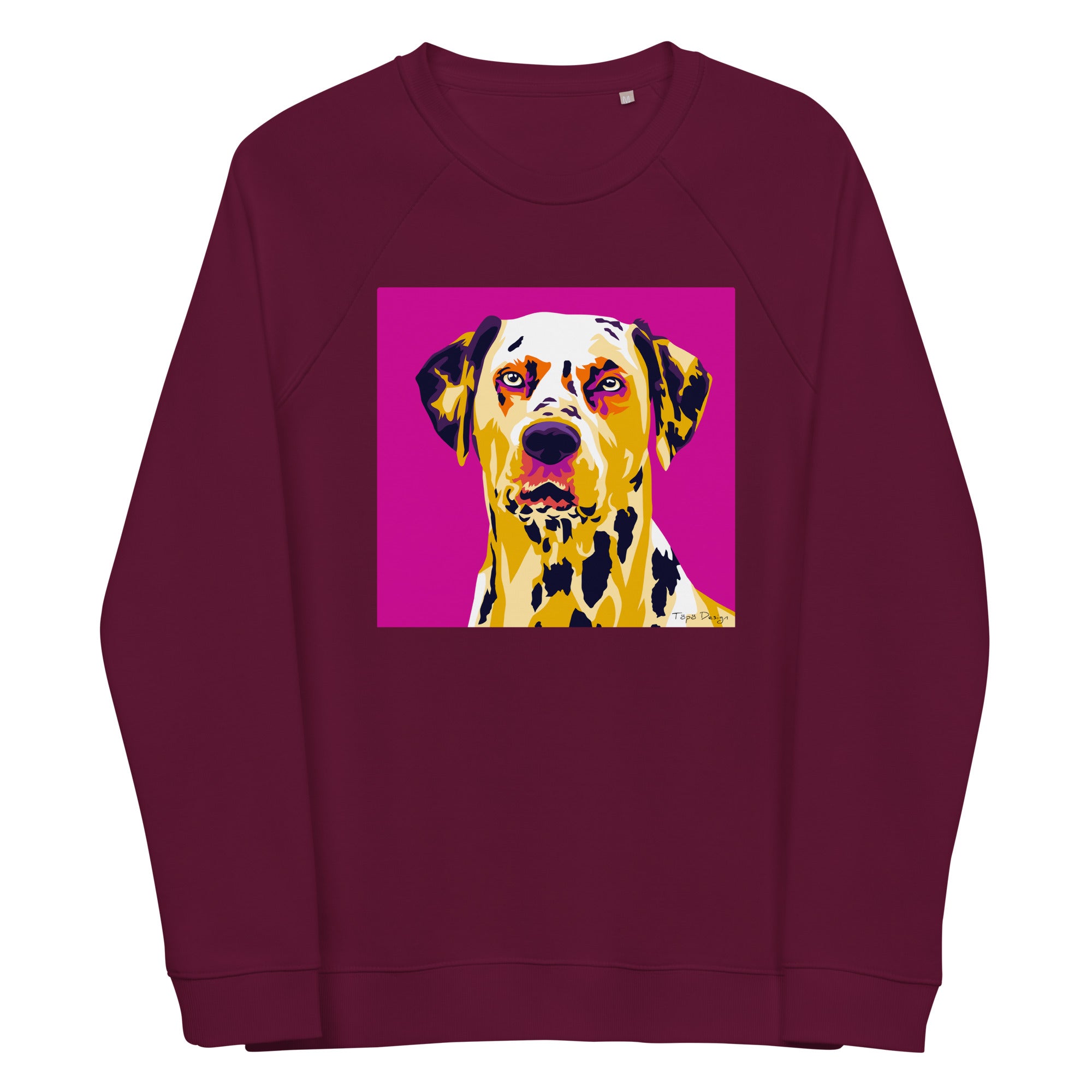Dalmatiankoira Collegepaita, Pop Art