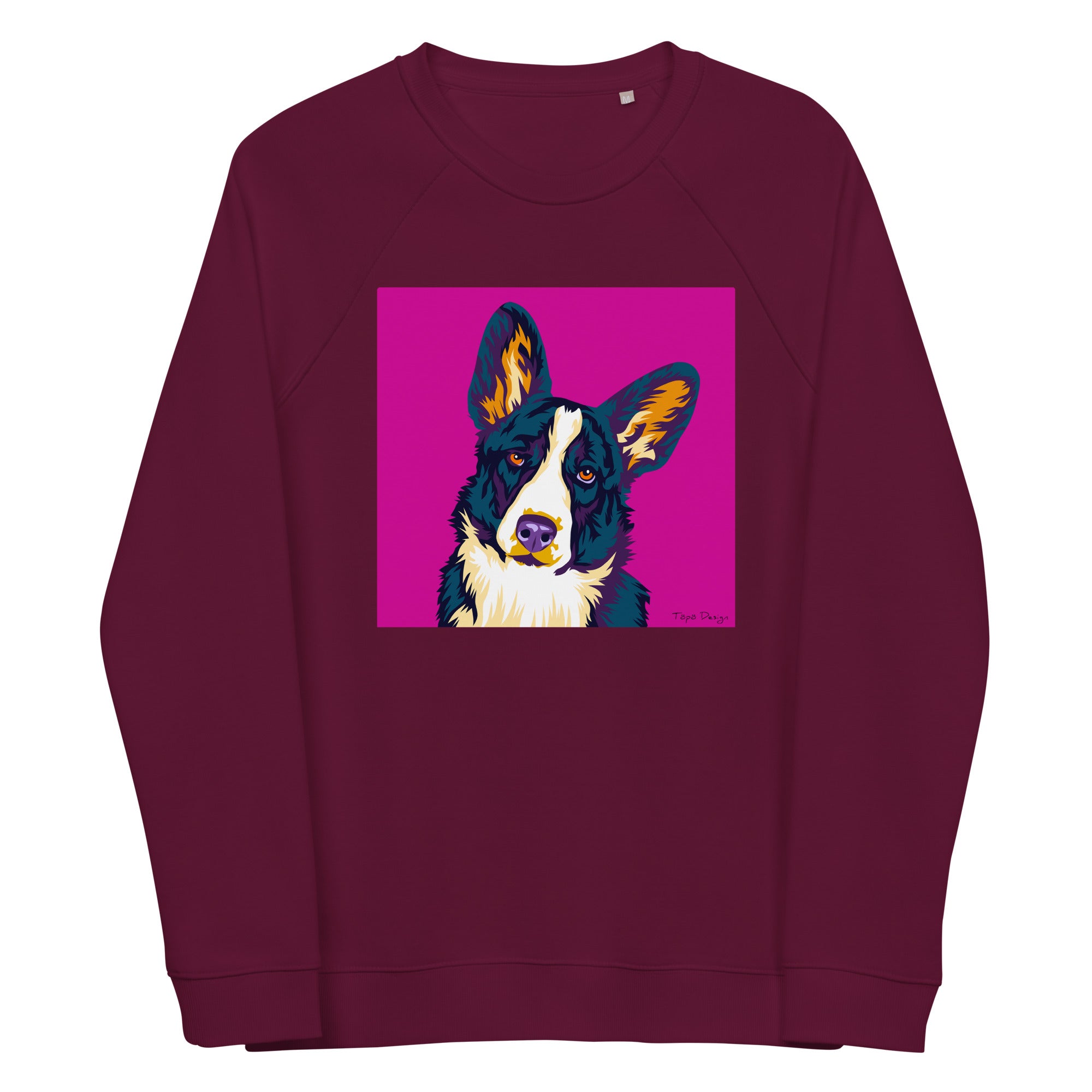 Welsh corgi cardigan Collegepaita, Pop Art