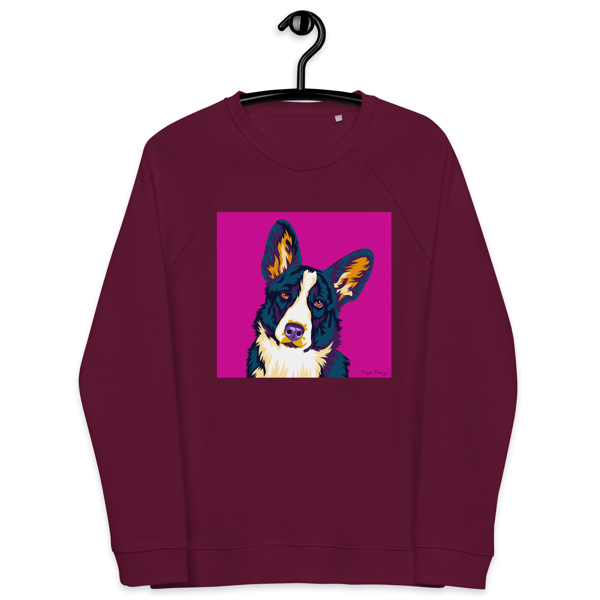 Welsh corgi cardigan Collegepaita, Pop Art