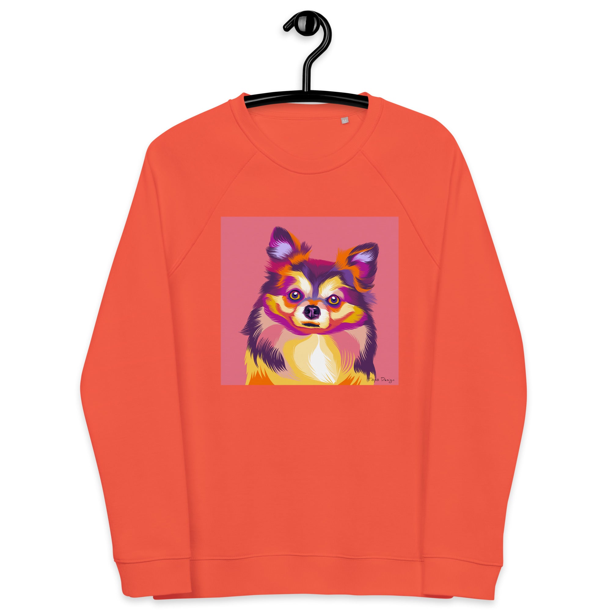 Pitkäkarvainen Chihuahua Collegepaita, Pop Art