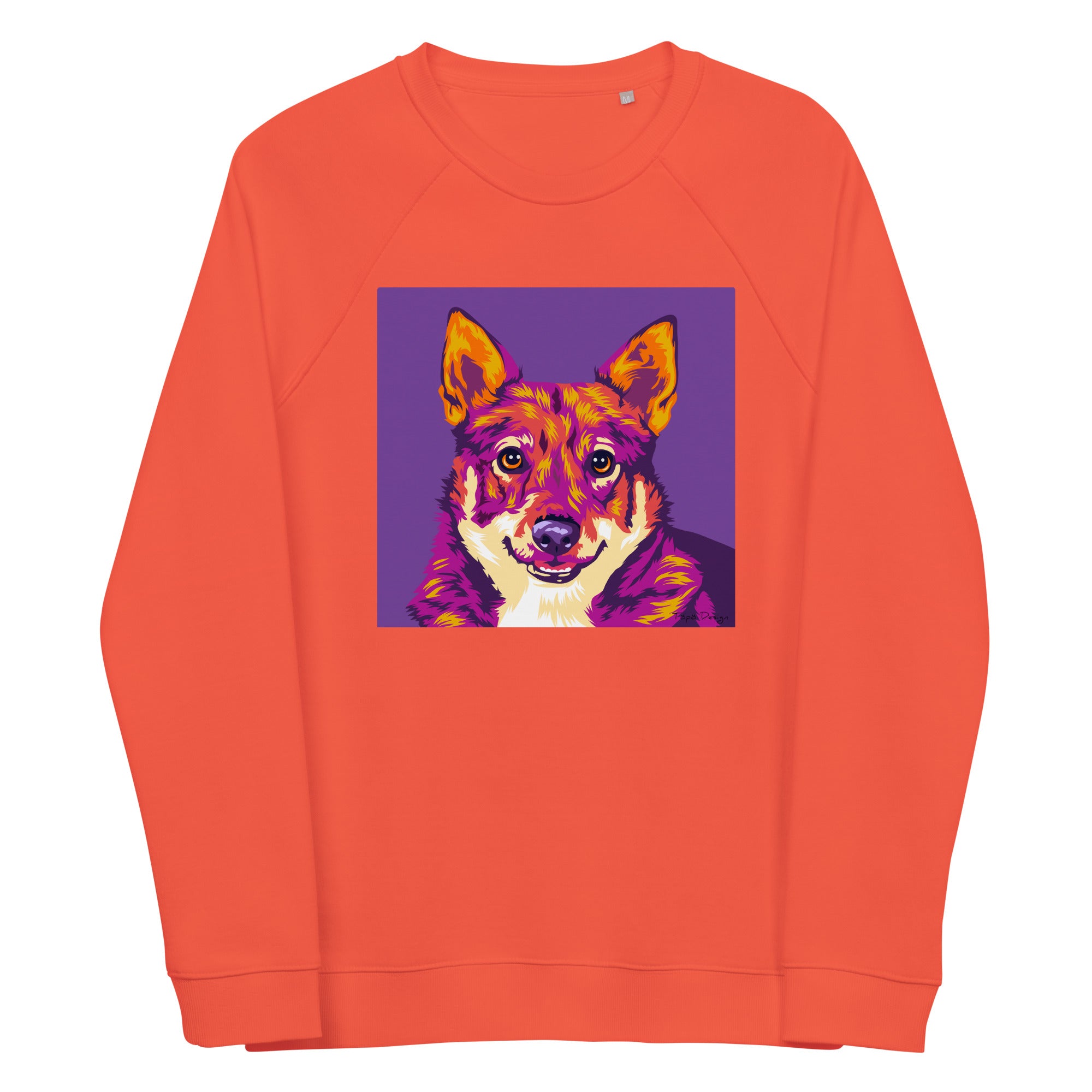 Länsigöötanmaanpystykorva Collegepaita, Pop Art