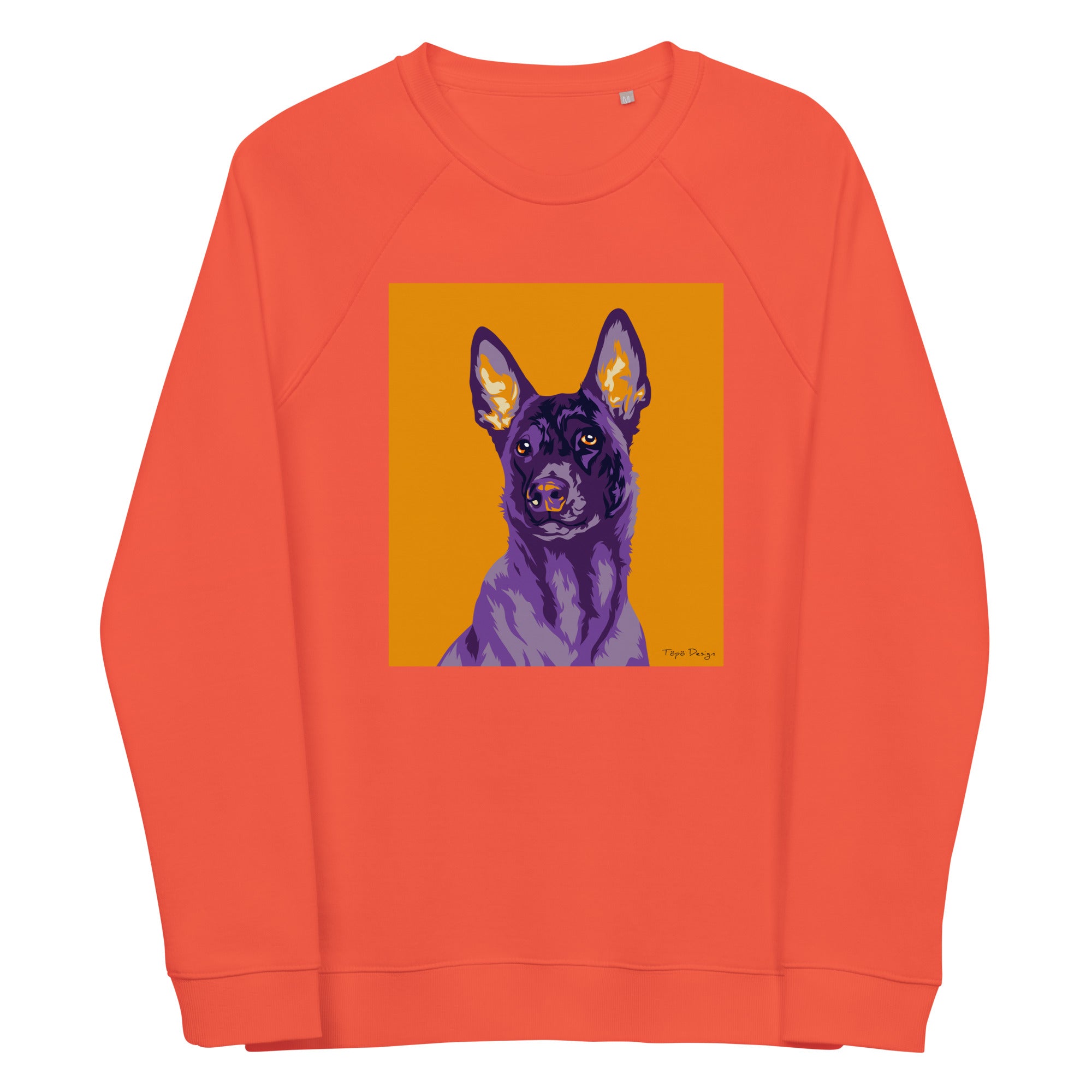 Belgianpaimenkoira malinois Collegepaita, Pop Art