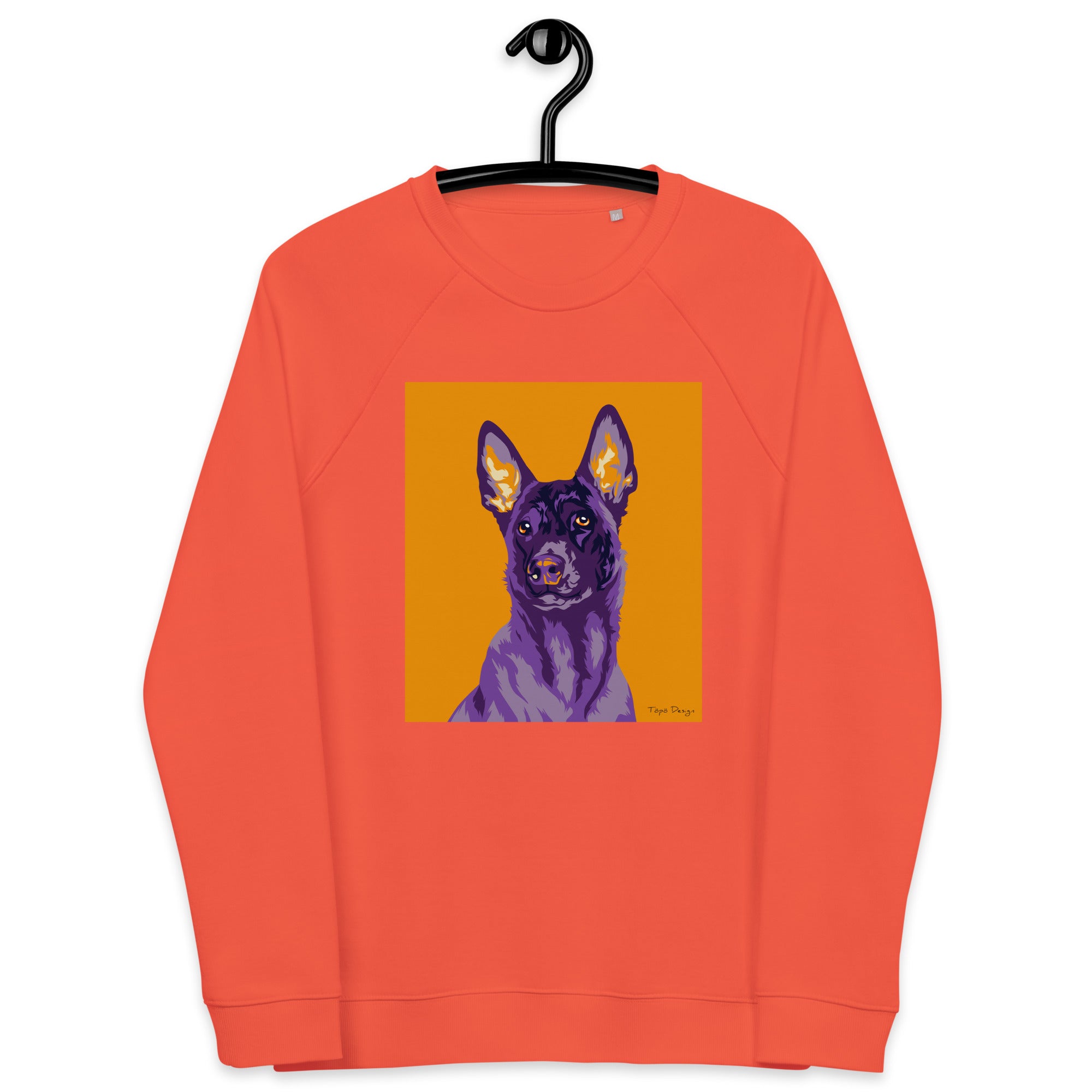 Belgianpaimenkoira malinois Collegepaita, Pop Art