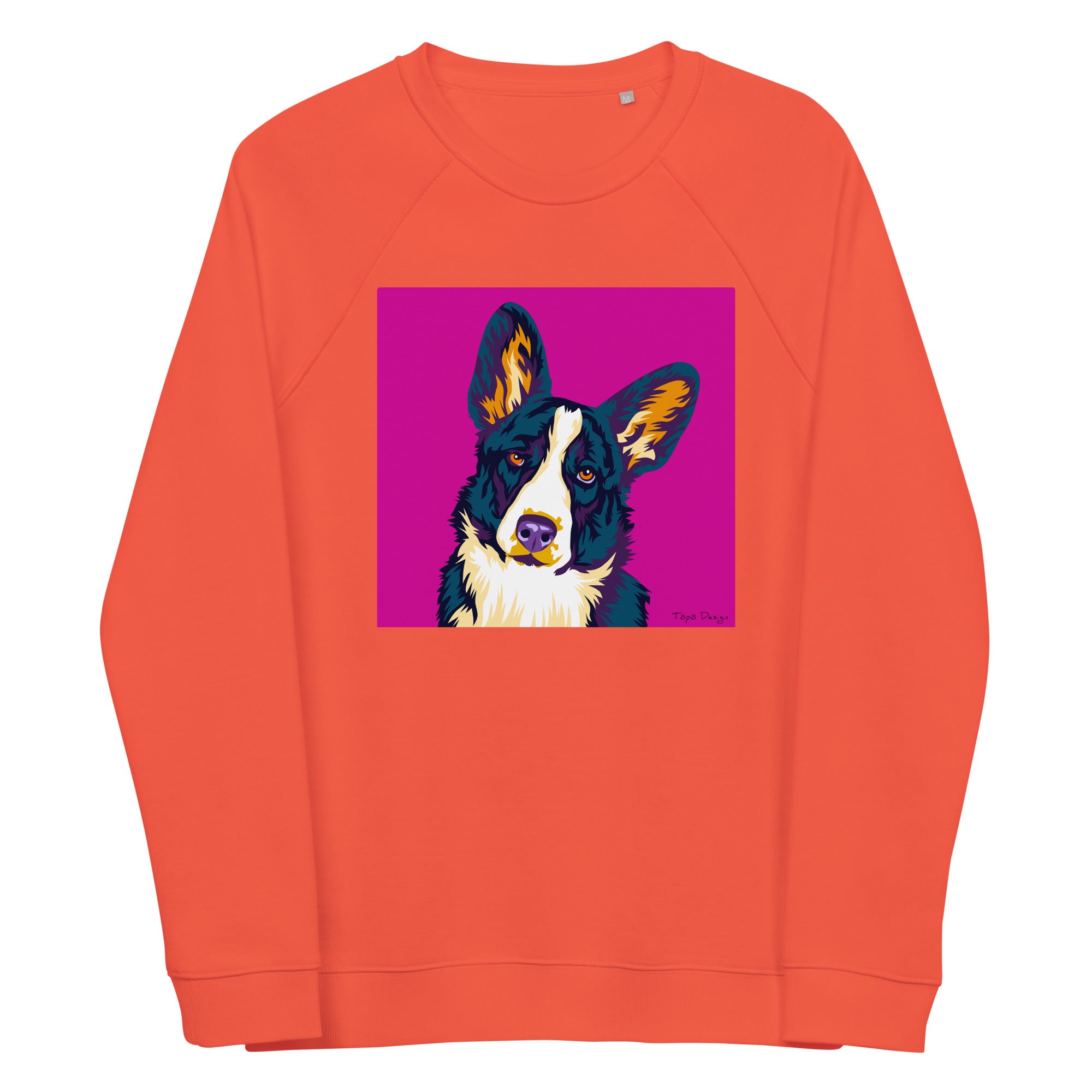 Welsh corgi cardigan Collegepaita, Pop Art