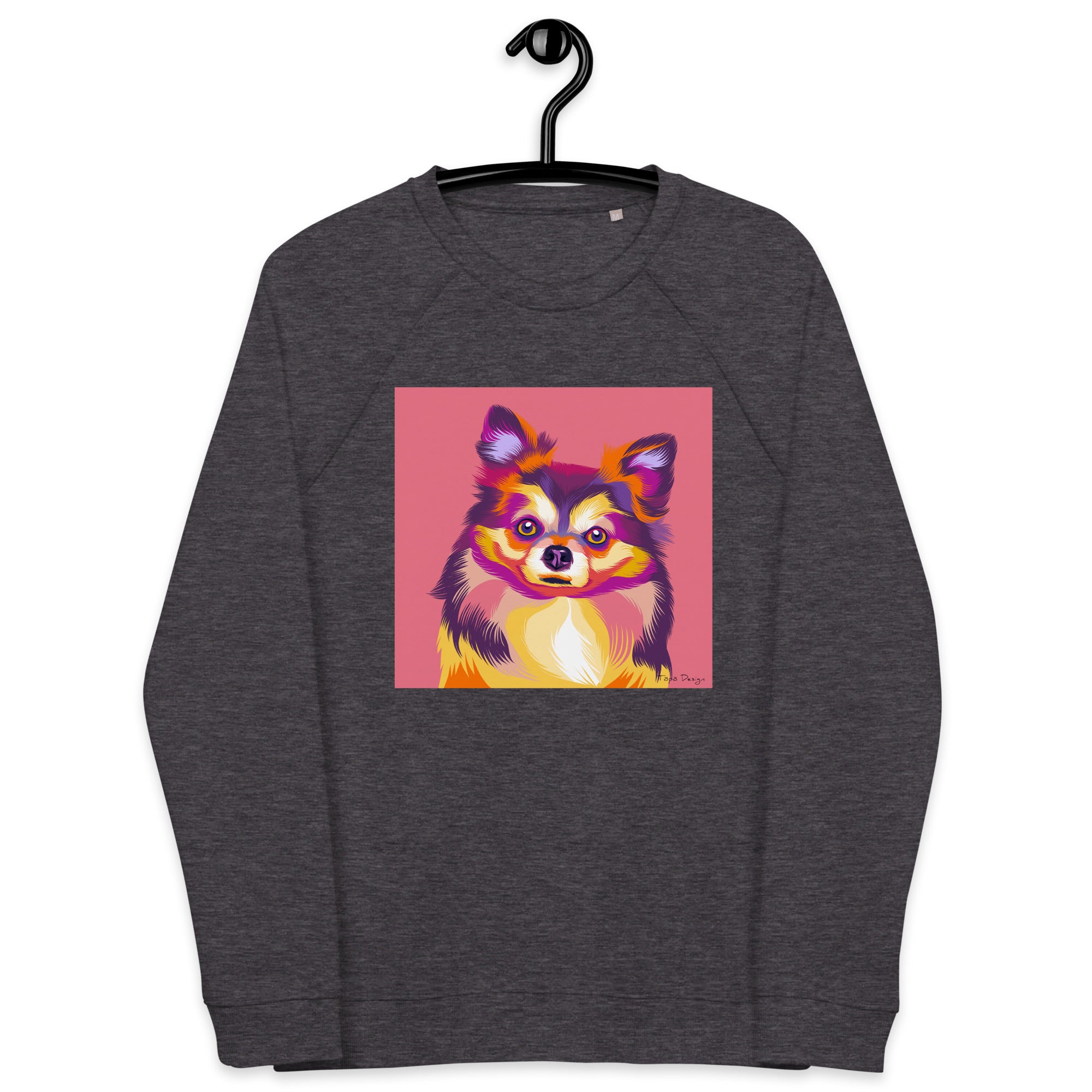 Pitkäkarvainen Chihuahua Collegepaita, Pop Art