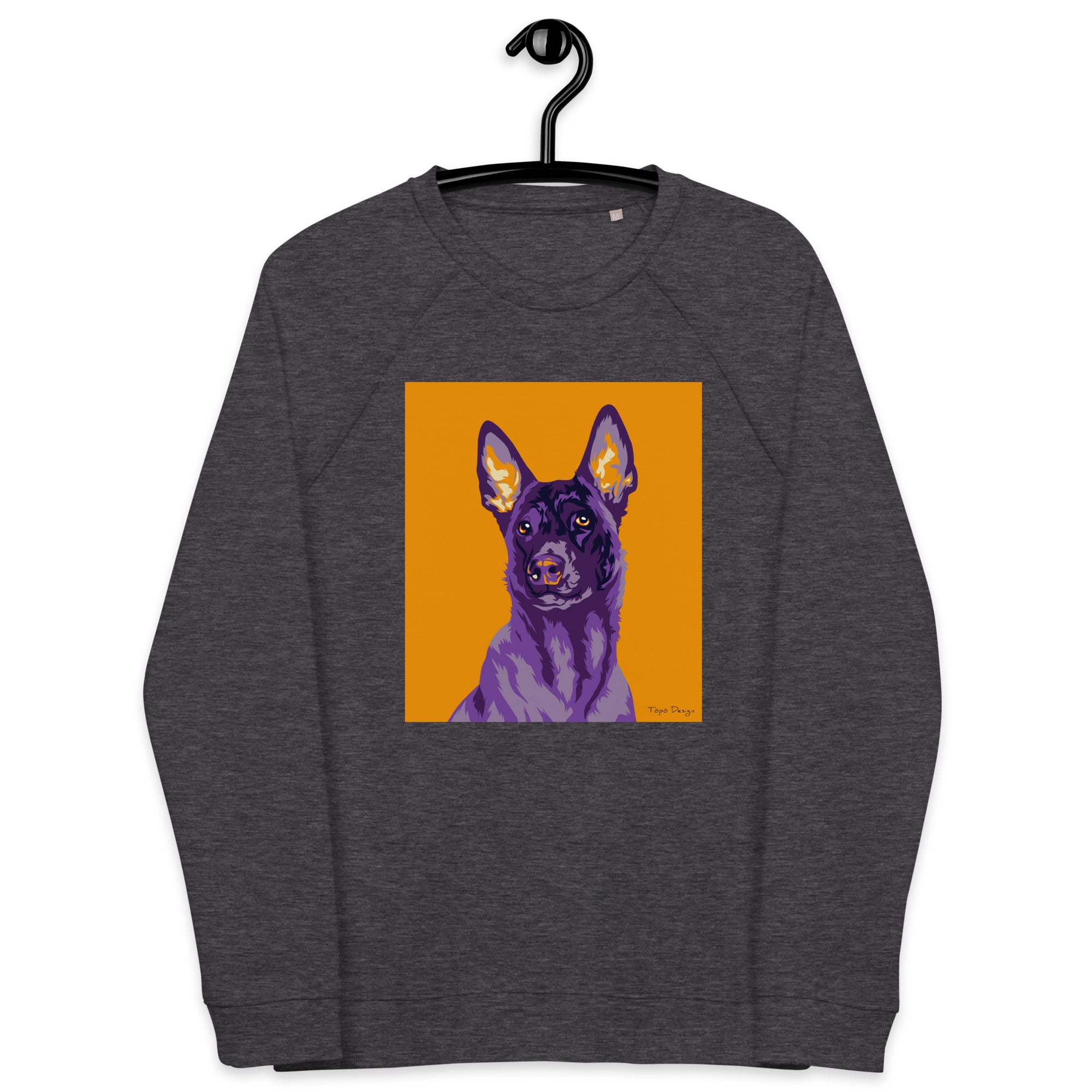 Belgianpaimenkoira malinois Collegepaita, Pop Art