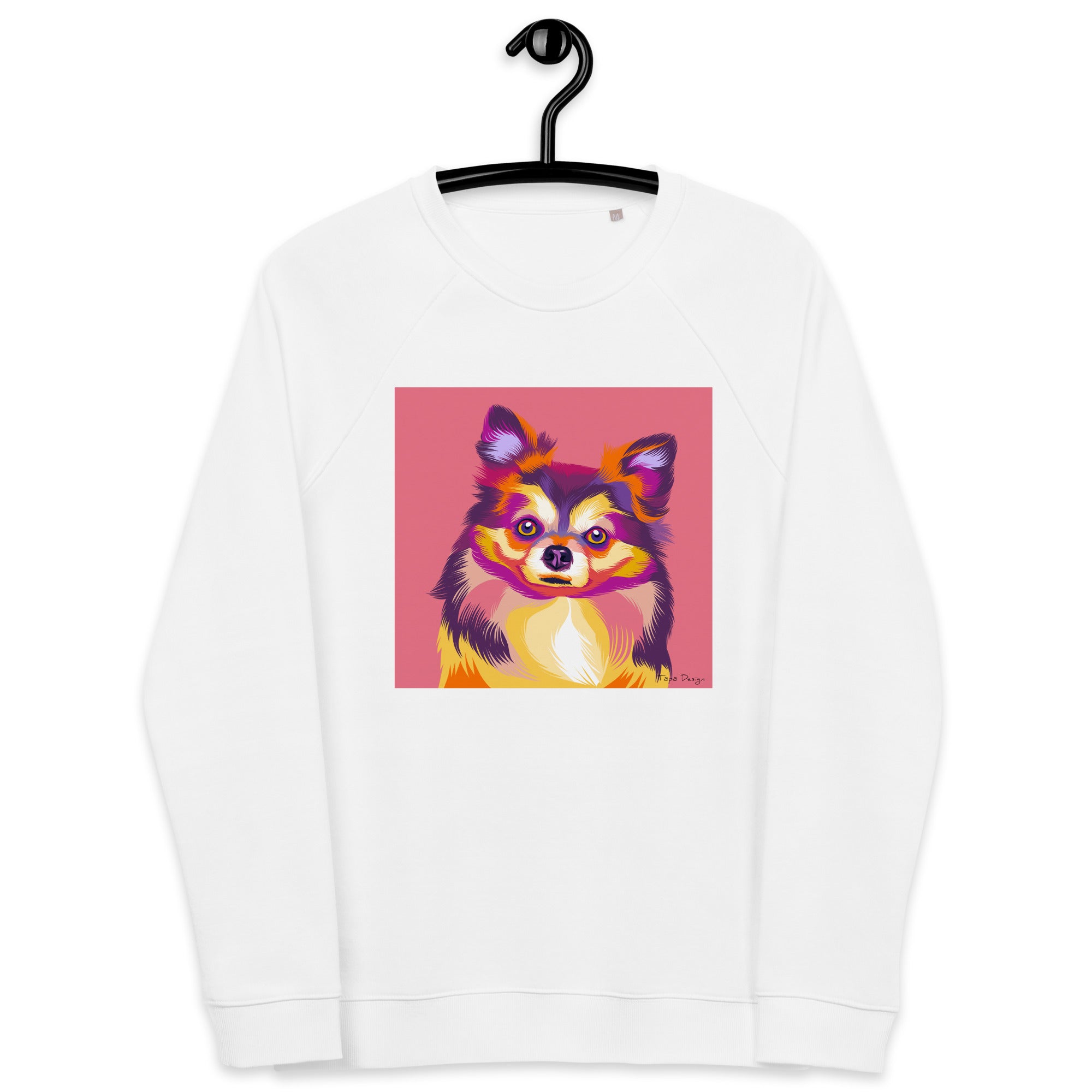 Pitkäkarvainen Chihuahua Collegepaita, Pop Art