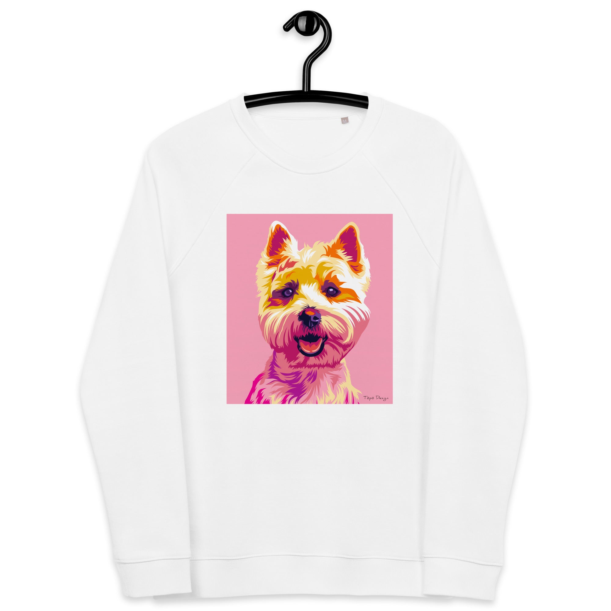 Valkoinen länsiylämaanterrieri Collegepaita, Pop Art