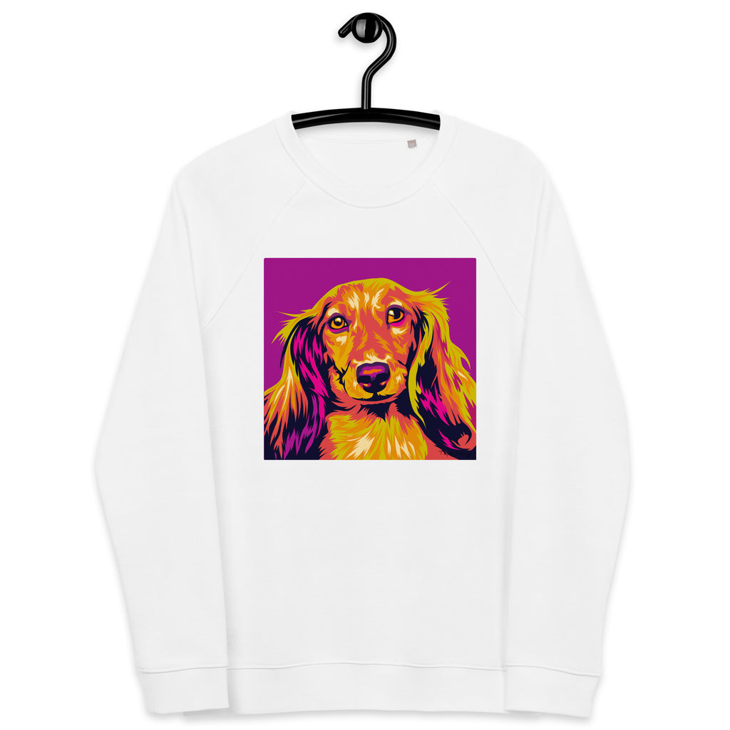 Pitkäkarvainen mäyräkoira Collegepaita, Pop Art