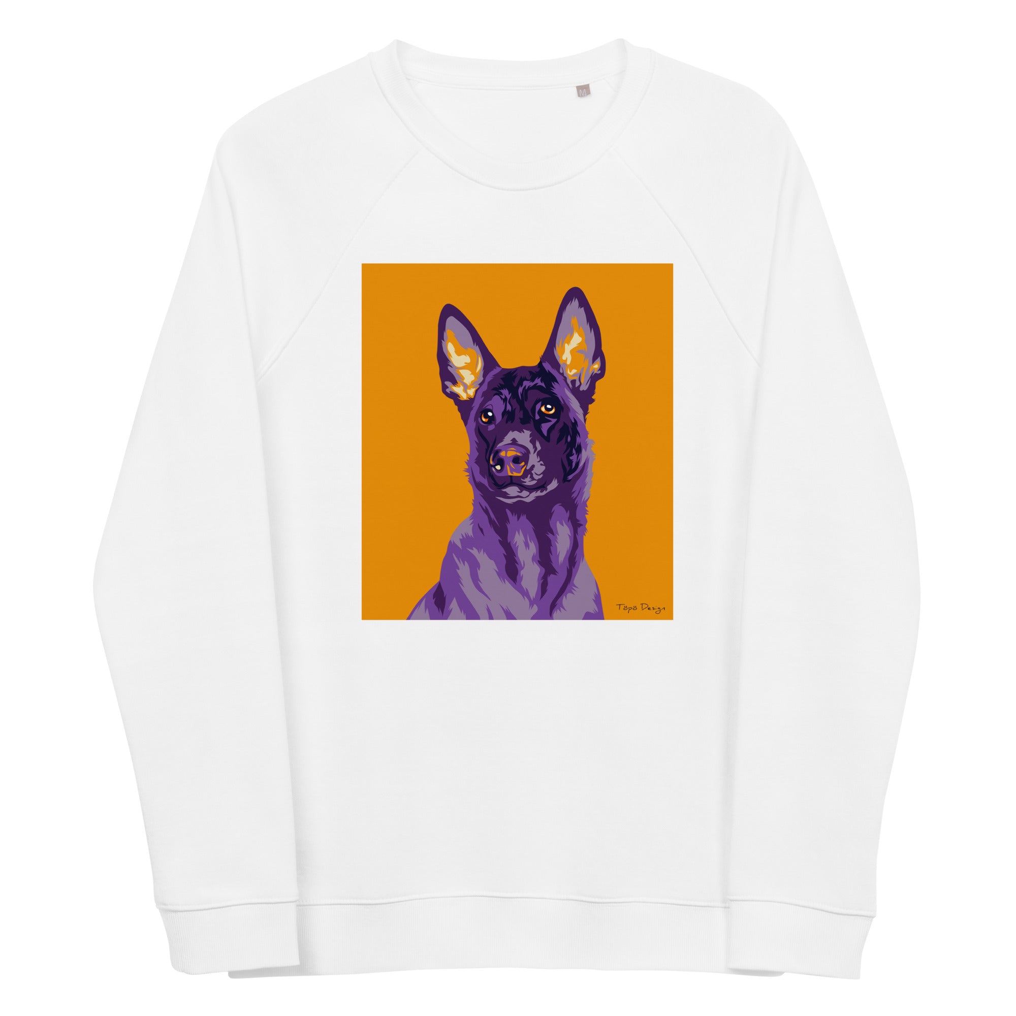 Belgianpaimenkoira malinois Collegepaita, Pop Art