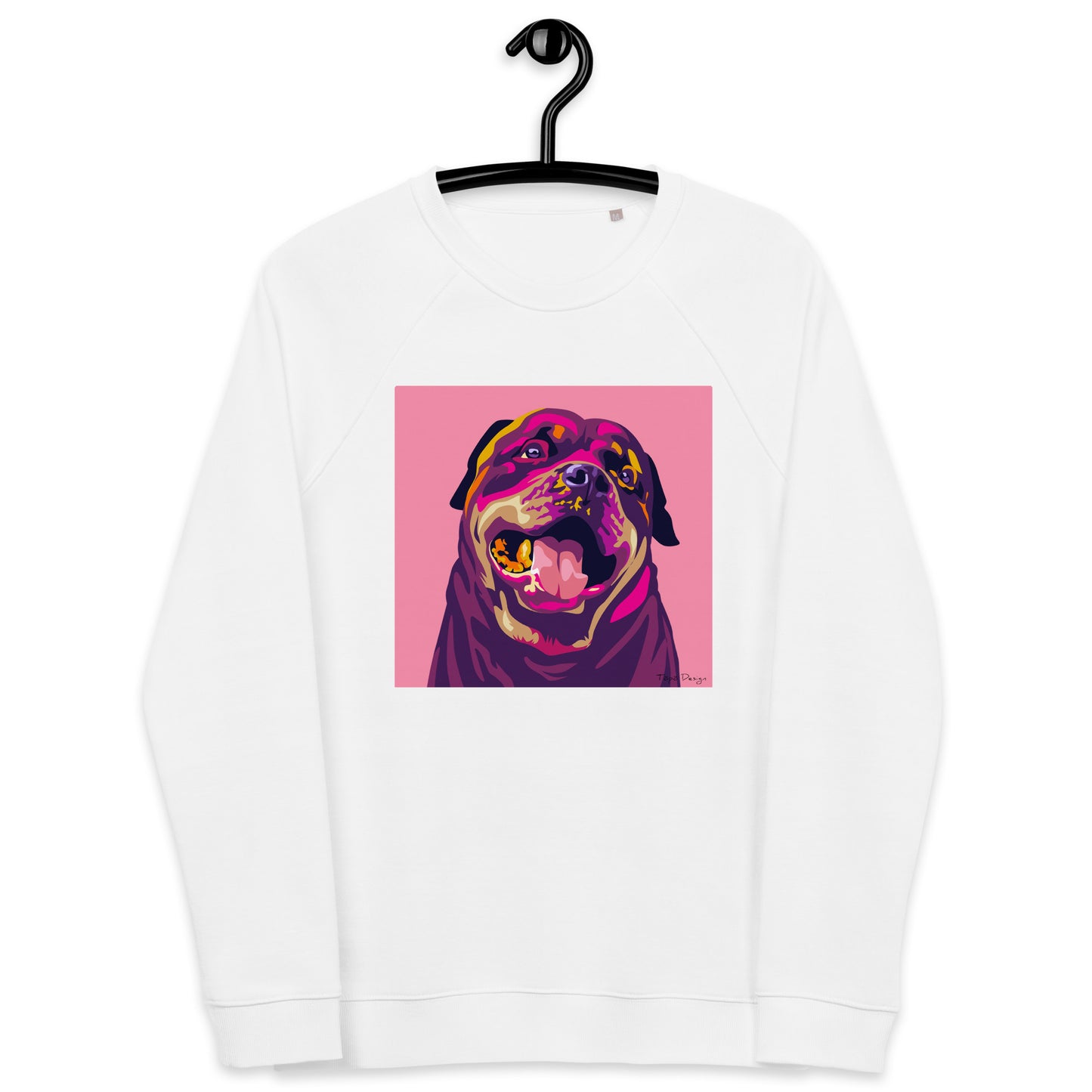 Rottweiler Collegepaita, Pop Art