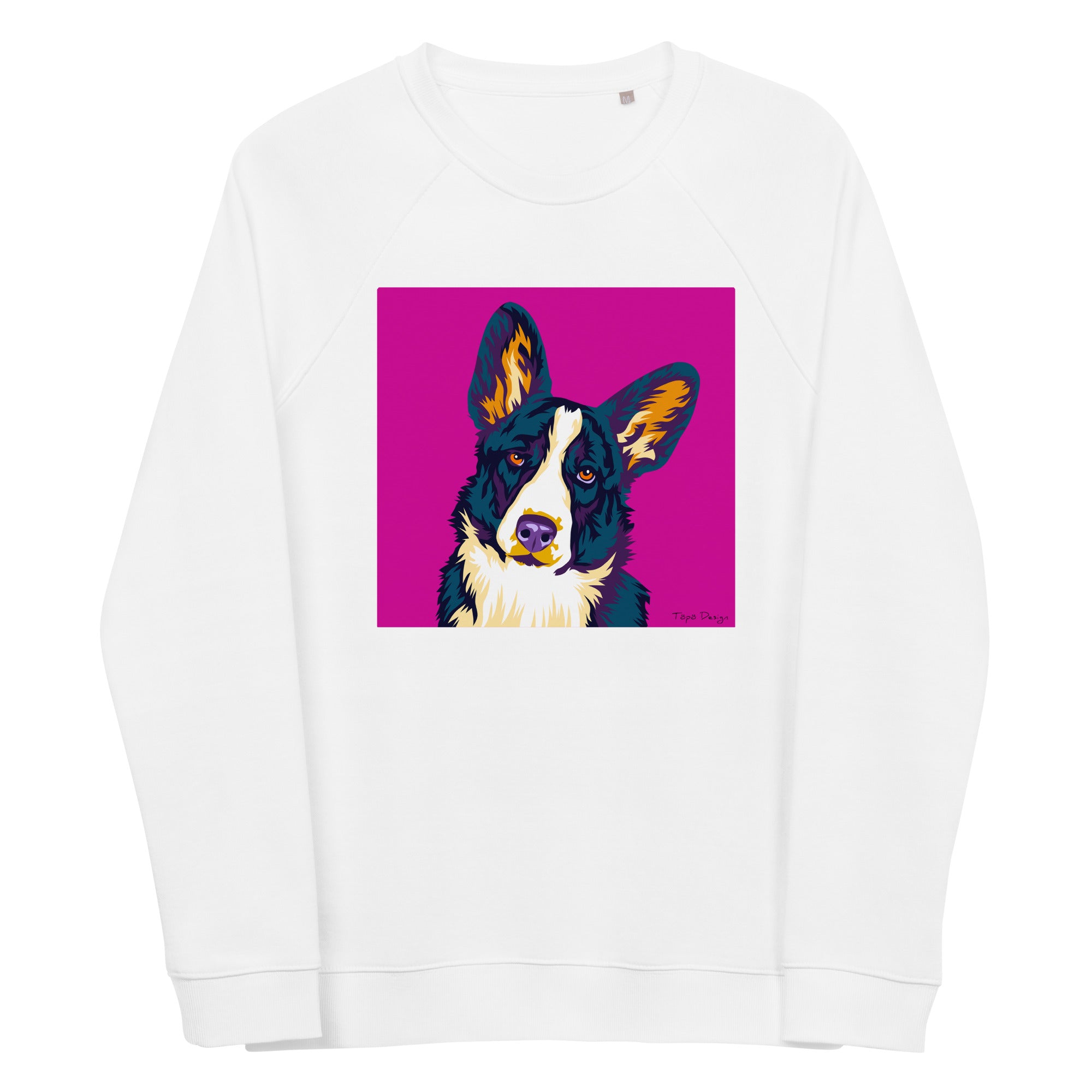 Welsh corgi cardigan Collegepaita, Pop Art