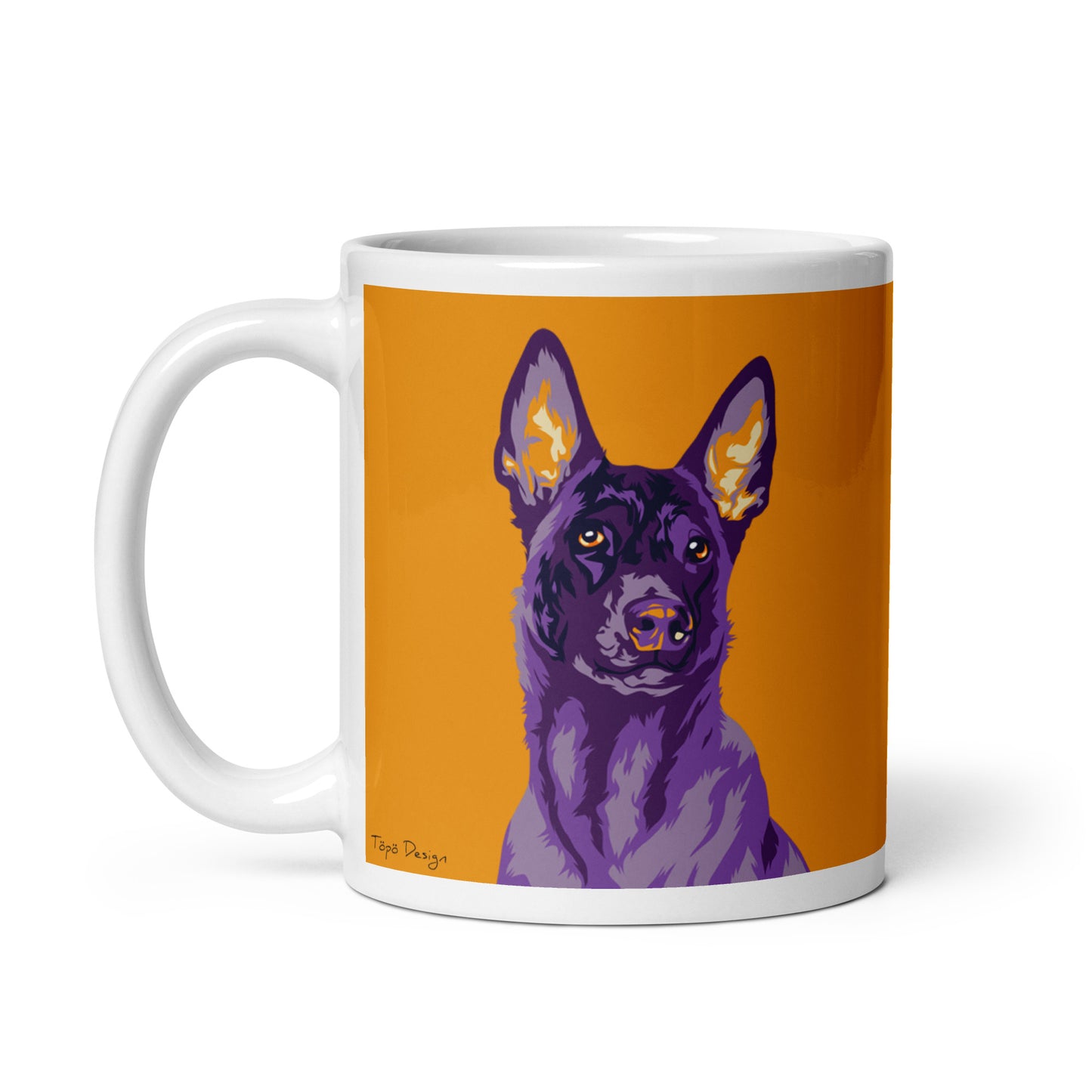 Belgianpaimenkoira malinois Muki, Pop Art