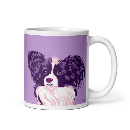 Papillon, perhoskoira muki, Pop Art
