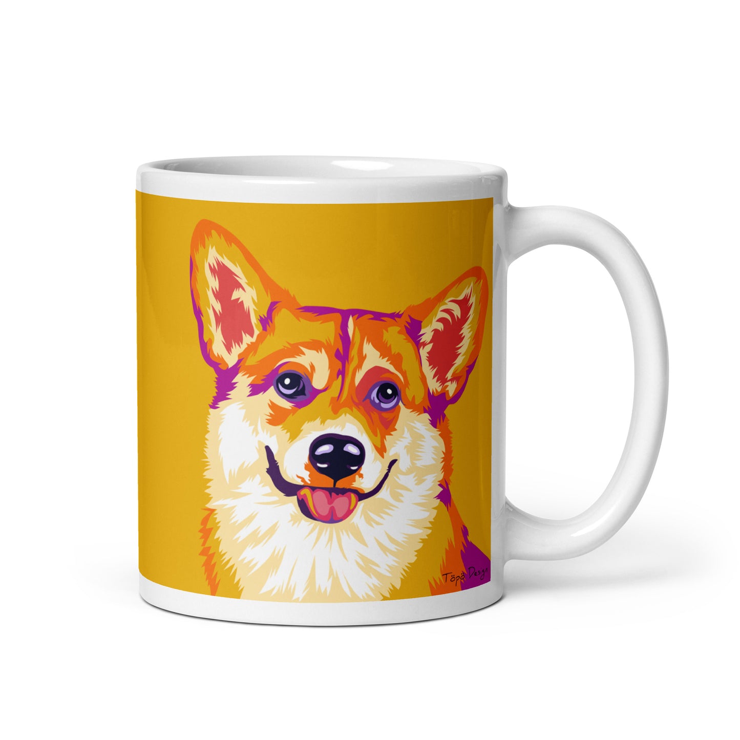Welsh corgi pembroke Muki, Pop Art