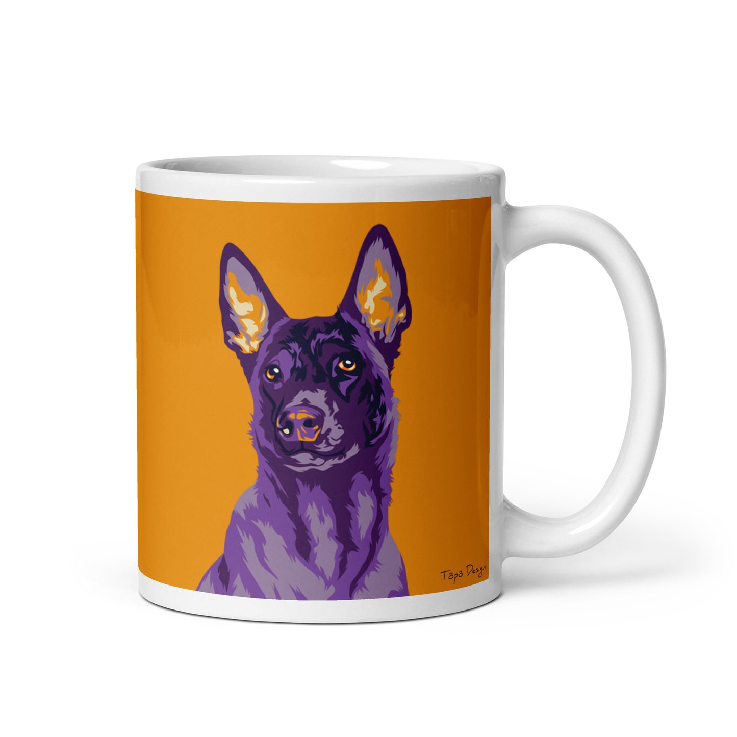 Belgianpaimenkoira malinois Muki, Pop Art