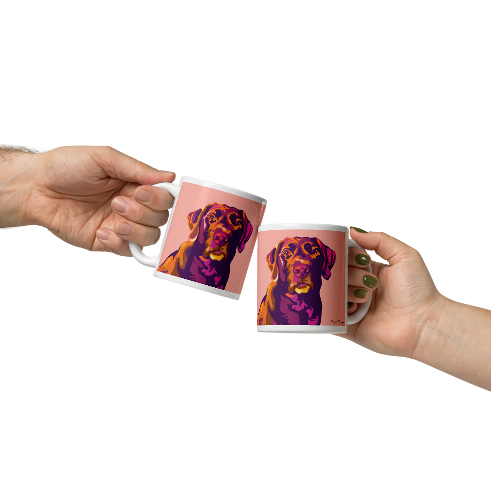Labradorinnoutaja muki, Pop Art