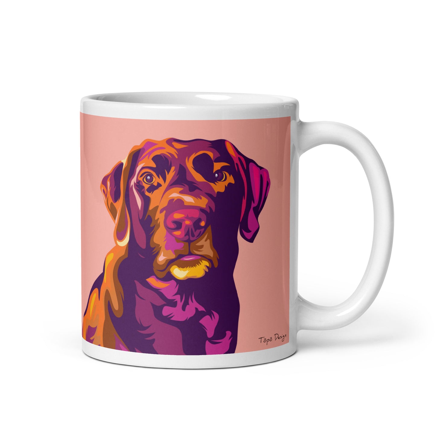 Labradorinnoutaja muki, Pop Art